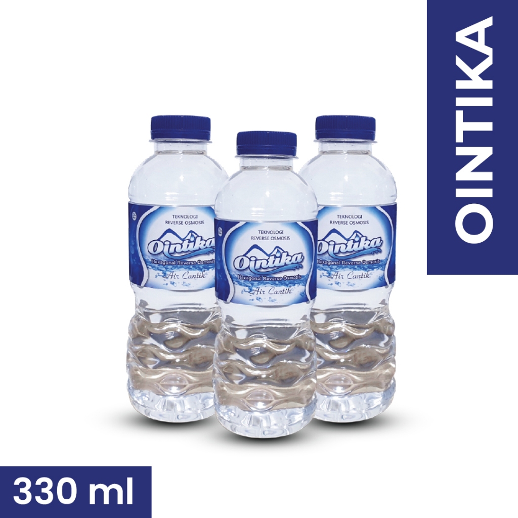Air Minum Hexagonal Ointika Kemasan Reverse Osmosis Air Cantik 330ml ...
